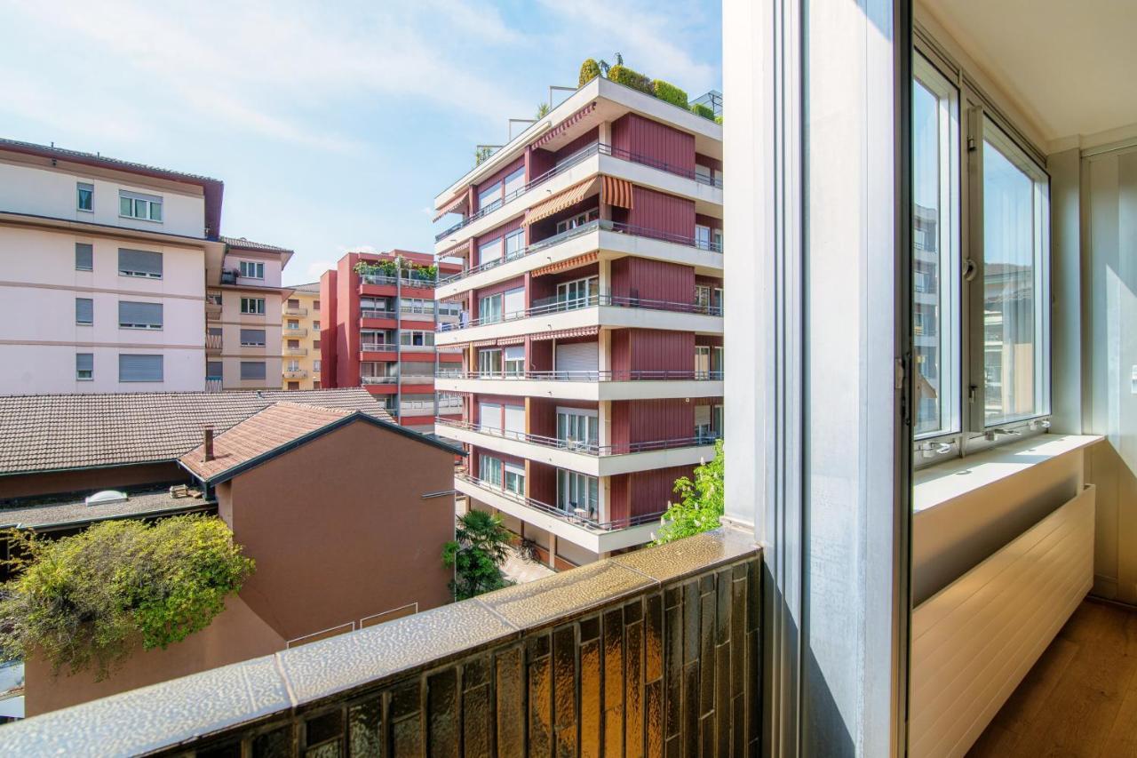 Palace Apartment By Quokka 360 - 2 Minutes From Lugano Lido Exterior foto